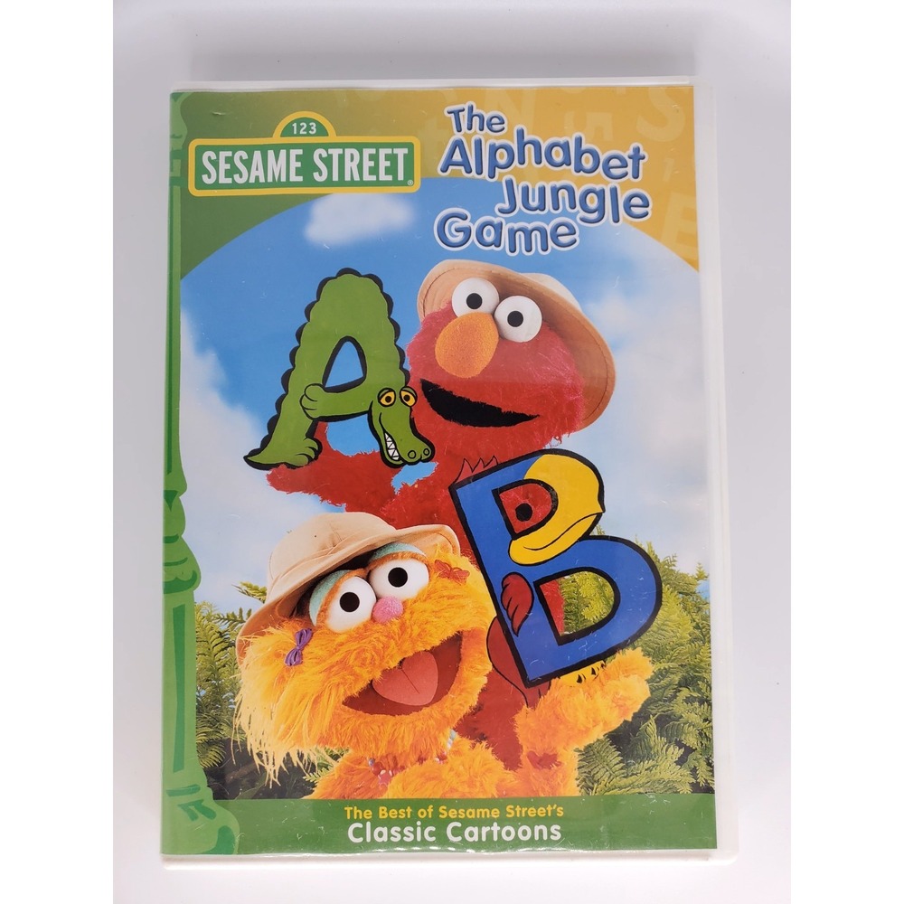Sesame Street * The Alphabet Jungle Game DVD * 2001